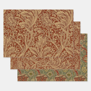 William Morris Arcadia Floral Garden Blume Geschenkpapier Set
