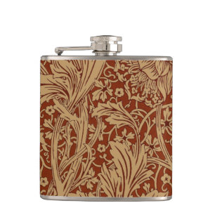 William Morris Arcadia Floral Garden Flower Klassi Flachmann