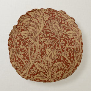 William Morris Arcadia Floral Garden Flower Klassi Rundes Kissen