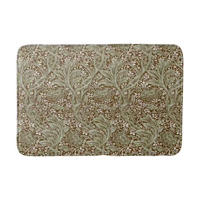 William Morris Arcadia Floral Pattern Classic Badematte (Vorderseite)