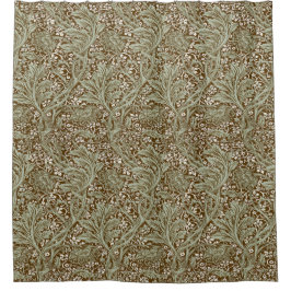 William Morris Arcadia Floral Pattern Classic Duschvorhang