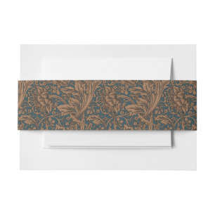 William Morris Arcadia Floral Pattern Classic Einladungsbanderole