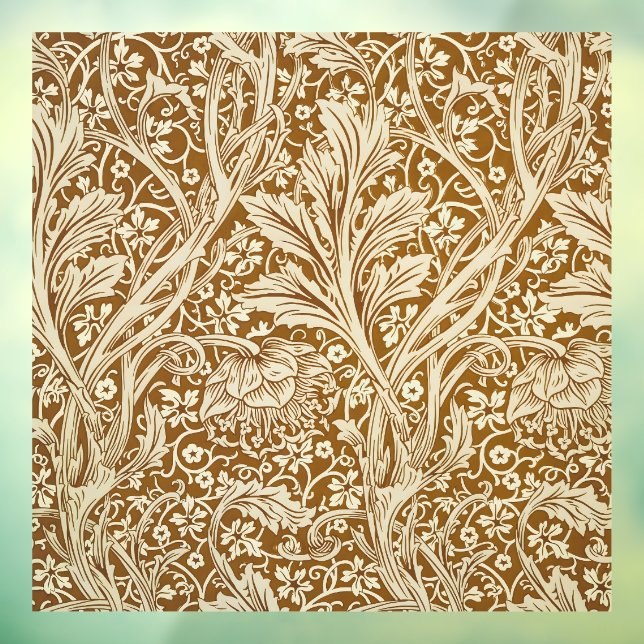 William Morris Arcadia Floral Pattern Classic Fensteraufkleber (Blatt 3)