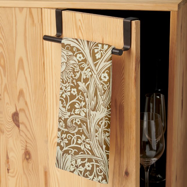 William Morris Arcadia Floral Pattern Classic Geschirrtuch (Drittel gefaltet)