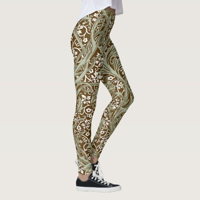 William Morris Arcadia Floral Pattern Classic Leggings (Rechts)