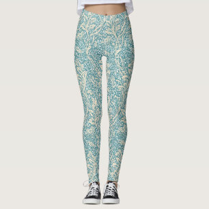 William Morris Arcadia Floral Pattern Classic Leggings