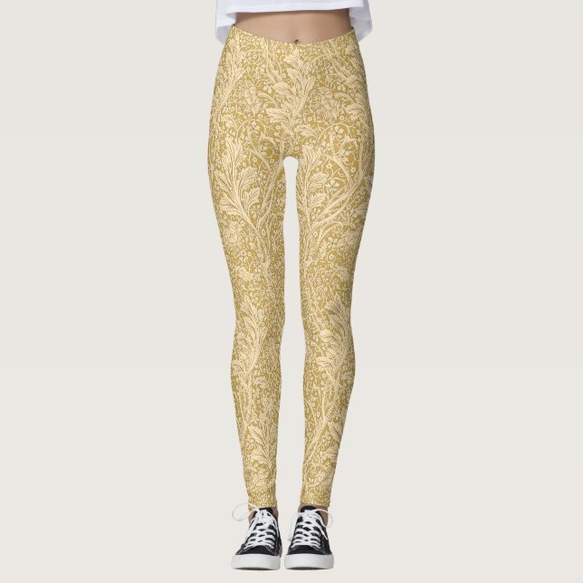 William Morris Arcadia Floral Pattern Classic Leggings (Vorderseite)