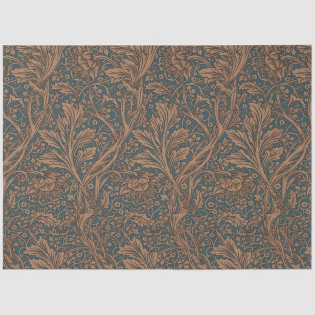 William Morris Arcadia Floral Pattern Classic Seidenpapier (Vorderseite)