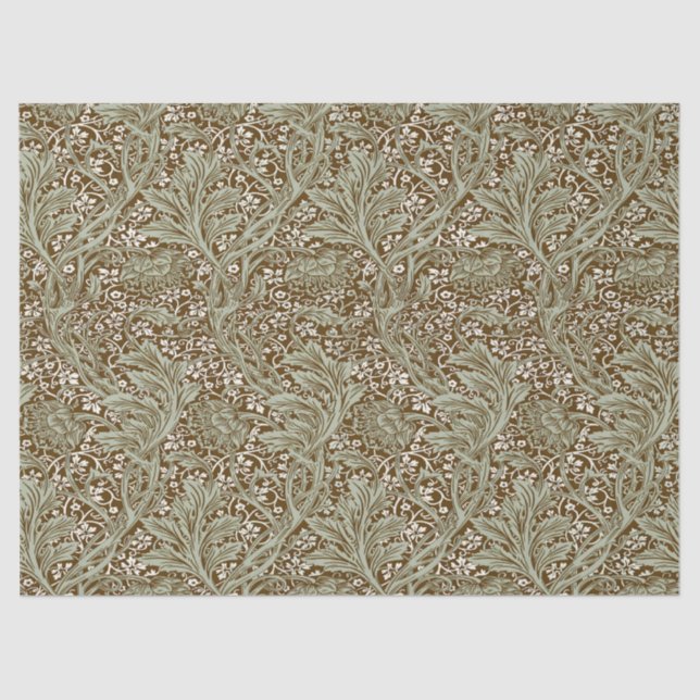 William Morris Arcadia Floral Pattern Classic Seidenpapier (Vorderseite)