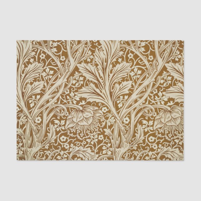 William Morris Arcadia Floral Pattern Classic Seidenpapier (Vorderseite)
