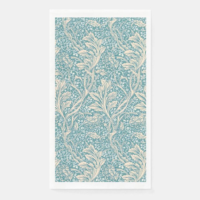 William Morris Arcadia Floral Pattern Classic Serviette (Vorderseite)