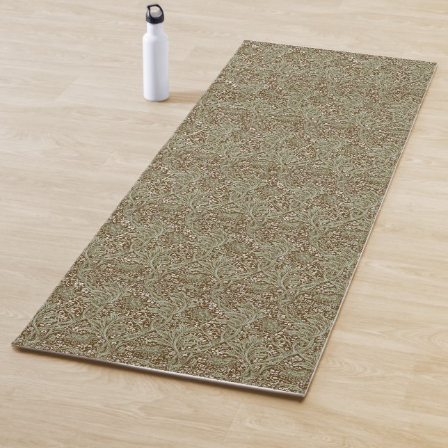 William Morris Arcadia Floral Pattern Classic Yogamatte (Beispiel)