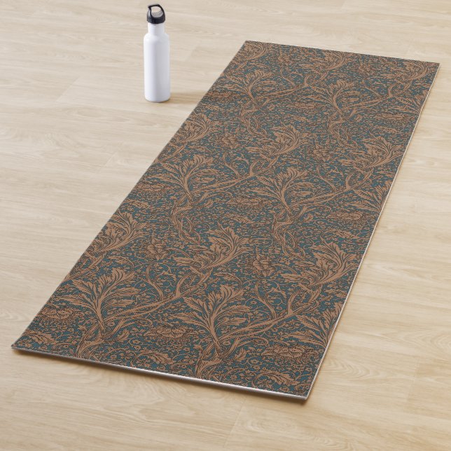 William Morris Arcadia Floral Pattern Classic Yogamatte (Beispiel)