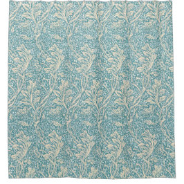 William Morris Arcadia Floral Pattern Duschvorhang