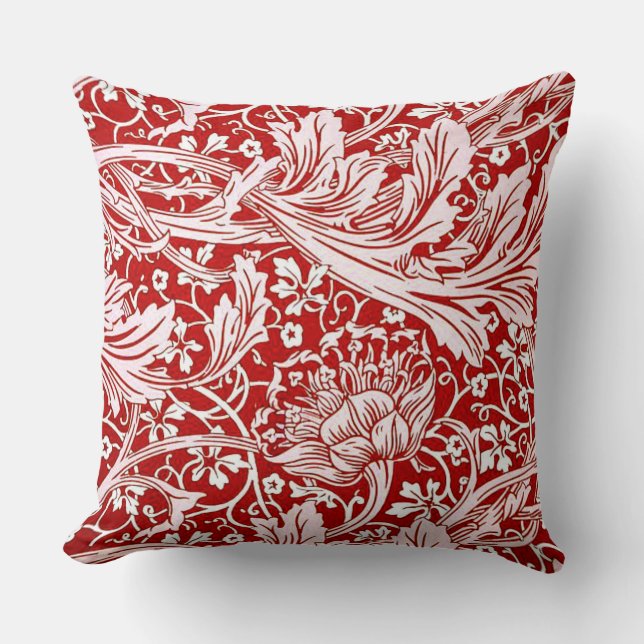 William Morris - Arcadia, Vintages Muster Kissen (Vorderseite)