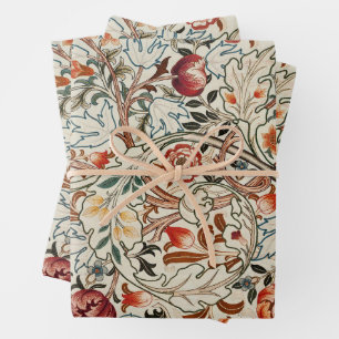 William Morris Art Blumenpapier Geschenkpapier Set