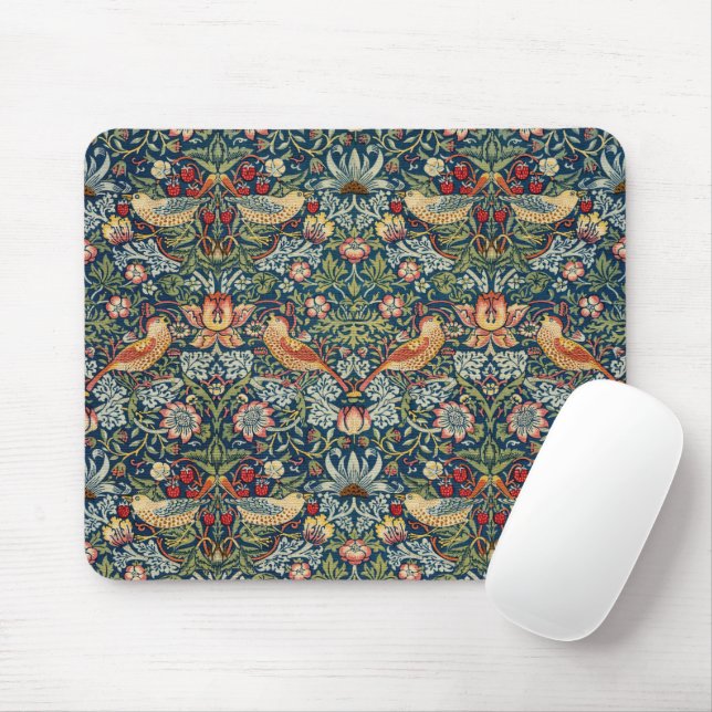 William Morris Art Erdbeer-Dieb Mauspad (Mit Mouse)