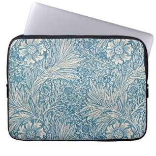 William Morris - Art Nouveau Blue Marigold Laptopschutzhülle