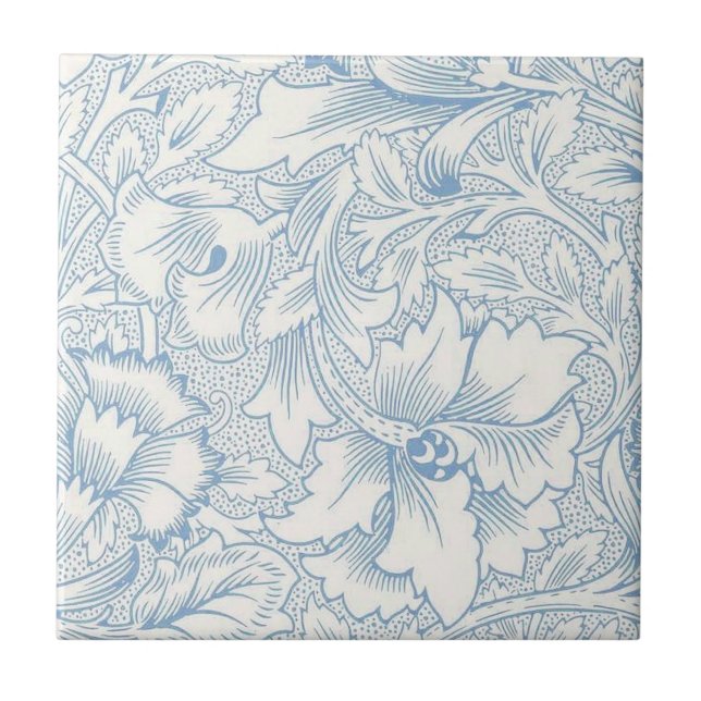 William Morris, Art Nouveau Elegante Fliese (Vorderseite)