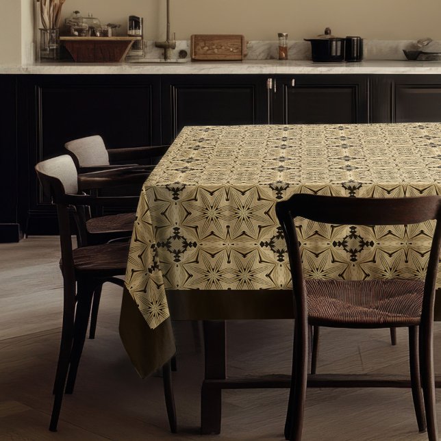 William Morris Art Nouveau Elfenbeinbraun neutral Tischdecke (William Morris Art nouveau ivory brown neutral Tablecloth)