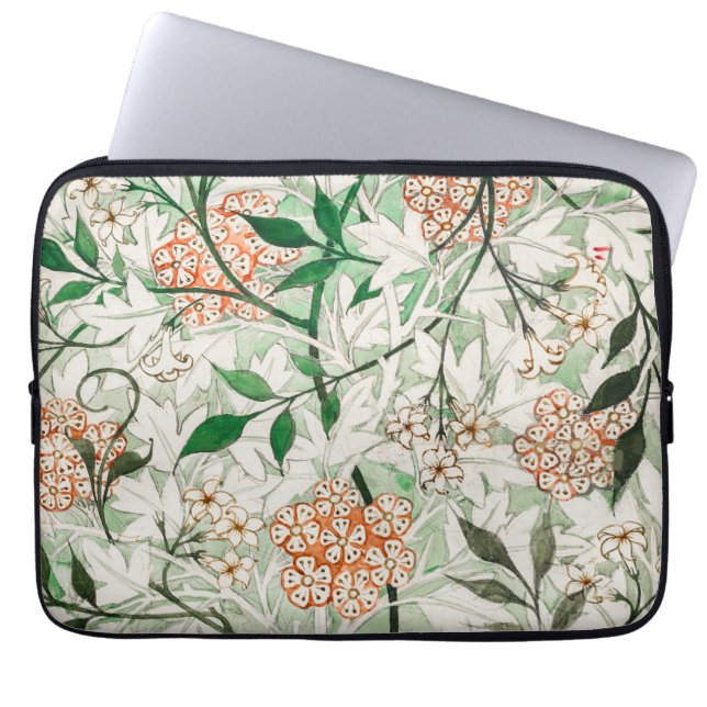 William Morris Art Nouveau Floral Laptop Sleeve (Vorderseite)