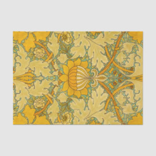 William Morris, Art Nouveau Gold St James Palace Seidenpapier