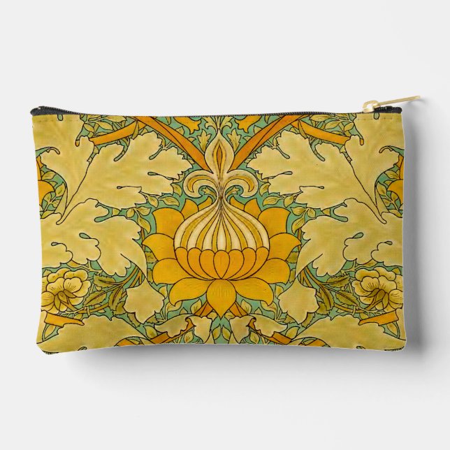 William Morris, Art Nouveau Gold St James Palace Zubehörtasche (Rückseite)