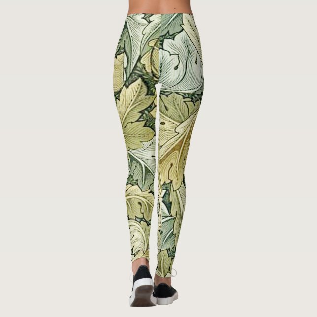 William Morris, Art nouveau, original, Agathus,wal Leggings (Rückseite)
