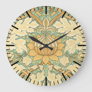 William Morris Art Nouveau Vintage-Uhr Große Wanduhr