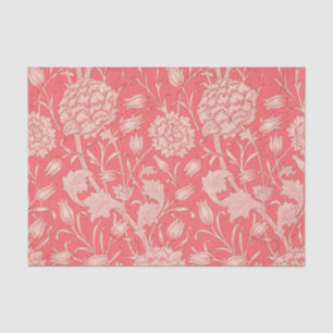 William Morris - Art Nouveau Wild Tulips - Pink Seidenpapier