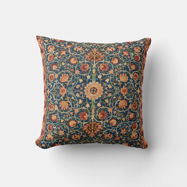 William Morris Art Throw Pillow Kissen (Vorderseite)
