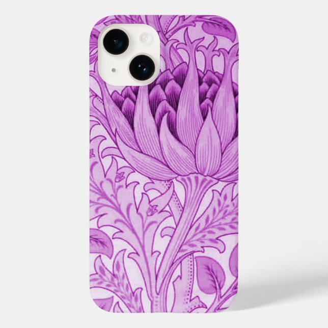 William Morris Artichoke light Lila Case-Mate iPhone Hülle (Rückseite)