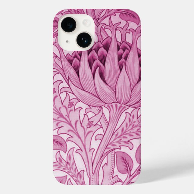 William Morris Artichoke Magenta Pink Case-Mate iPhone Hülle (Rückseite)
