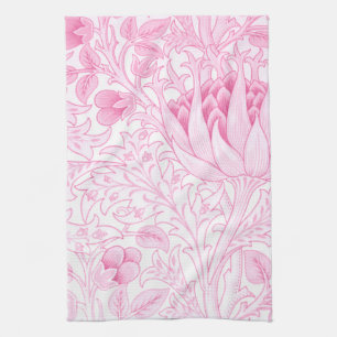William Morris Artichoke Pale Pink Geschirrtuch