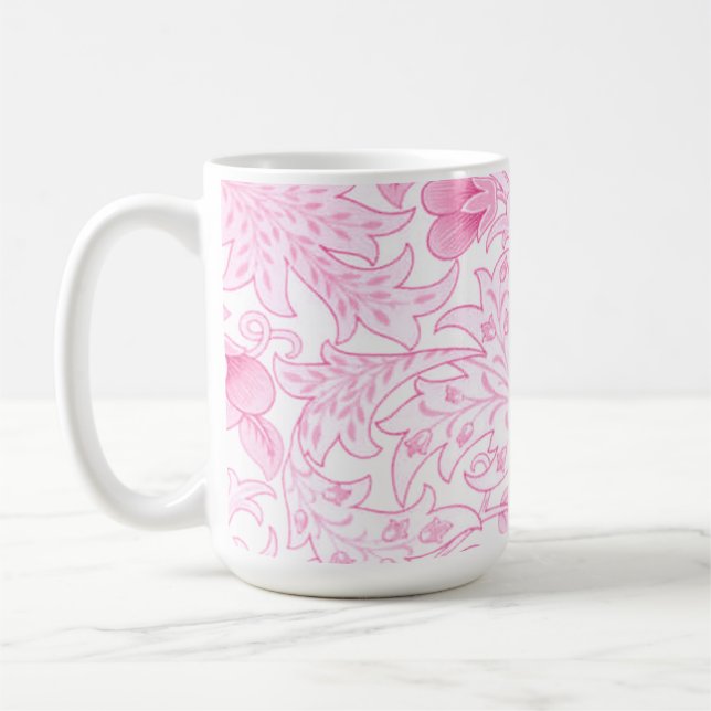 William Morris Artichoke Pale Pink Kaffeetasse (Links)