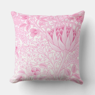 William Morris Artichoke Pale Pink Kissen