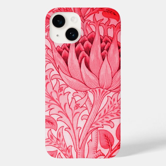 William Morris Artichoke Red Scarlet Crimson Case-Mate iPhone Hülle (Rückseite)