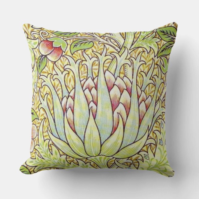 William Morris "Artischocke" Kissen (Vorderseite)
