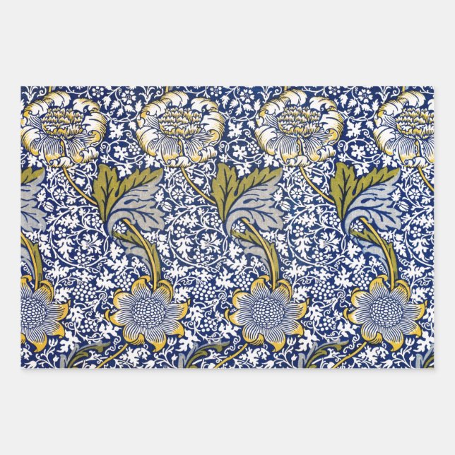 William Morris ASSORTES Wrapping Paper SET Geschenkpapier Set (Vorderseite)