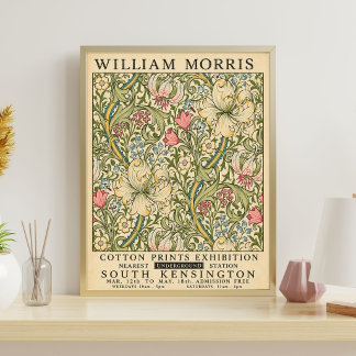 William Morris Ausstellungsposter | Vintage Botani Poster