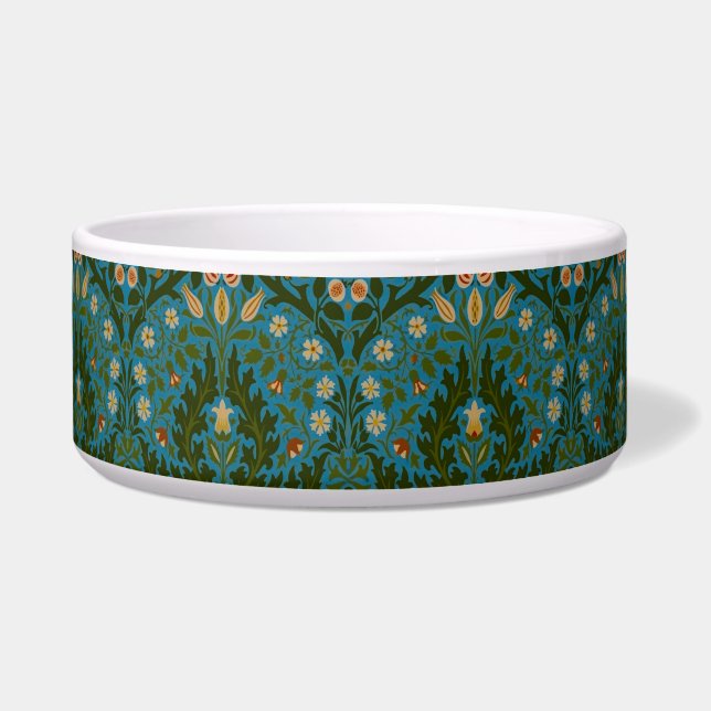 William Morris Autumn Flowers Pattern Teal Napf (Vorderseite)