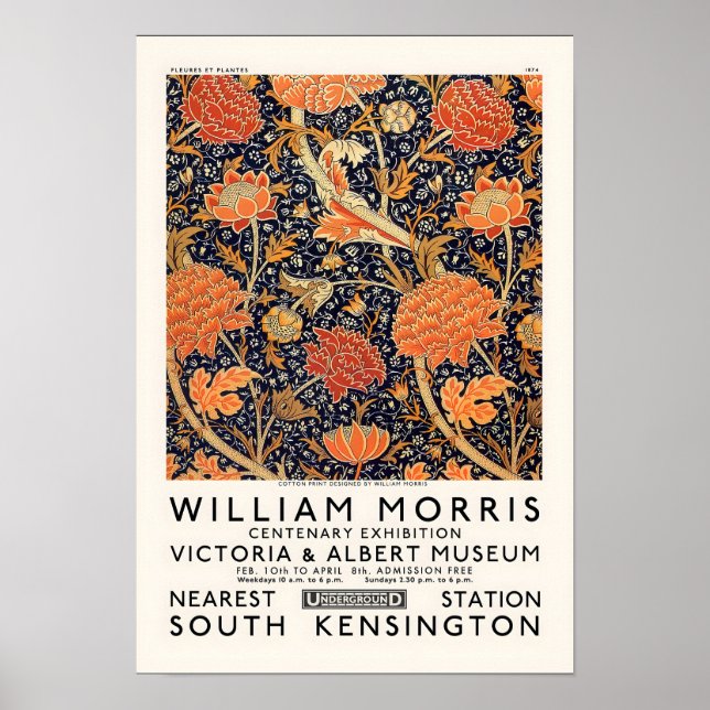 WILLIAM MORRIS Autumn Leaves Poster (Vorne)