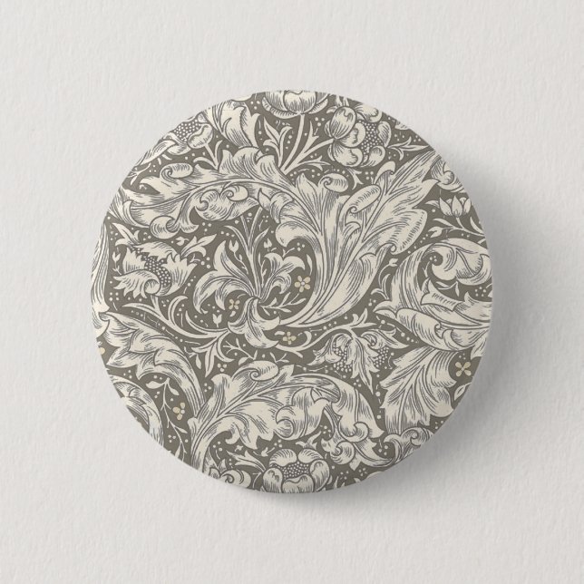 William Morris Bachelor's Button Blume Floral Bot (Vorderseite)
