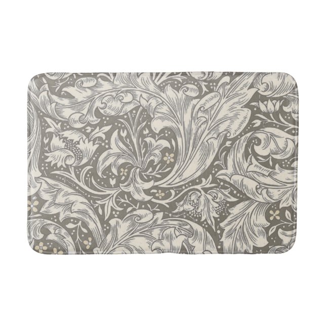 William Morris Bachelor's Button Blume Floral Bot Badematte (Vorderseite)