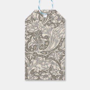 William Morris Bachelor's Button Blume Floral Bot Geschenkanhänger