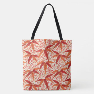 William Morris Bamboo Print, Mandarin Orange