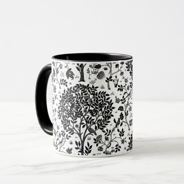 William Morris-Baum des Leben-Musters, des Tasse (Vorderseite Links)