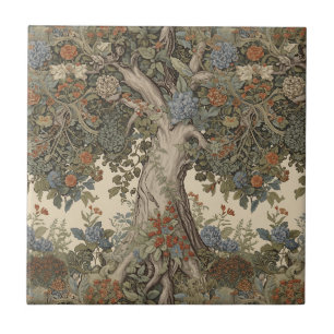 William Morris Baum des Lebens Vintage Pre-Raphael Fliese