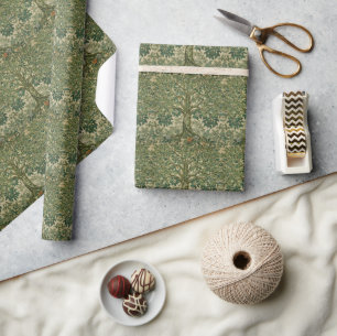 William Morris Baum des Lebens Vintage Pre-Raphael Geschenkpapier