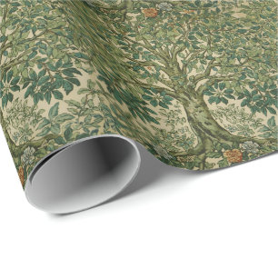 William Morris Baum des Lebens Vintage Pre-Raphael Geschenkpapier